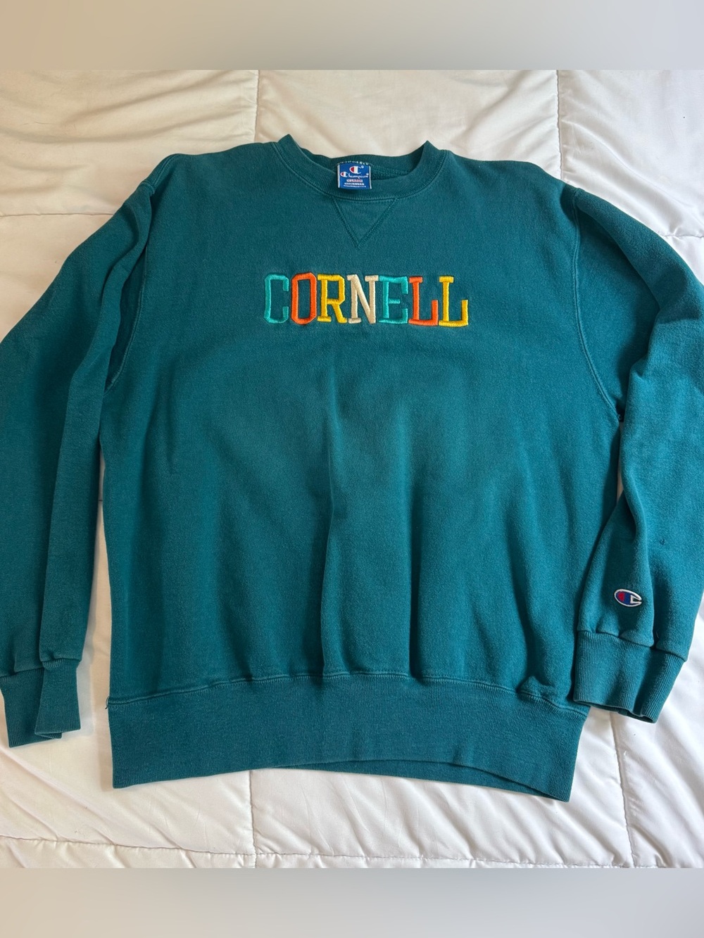 Super Unique Multicolor Cornell Champion Crewneck